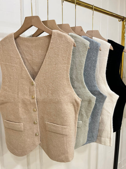 Ladies Winter Knitted Waistcoat